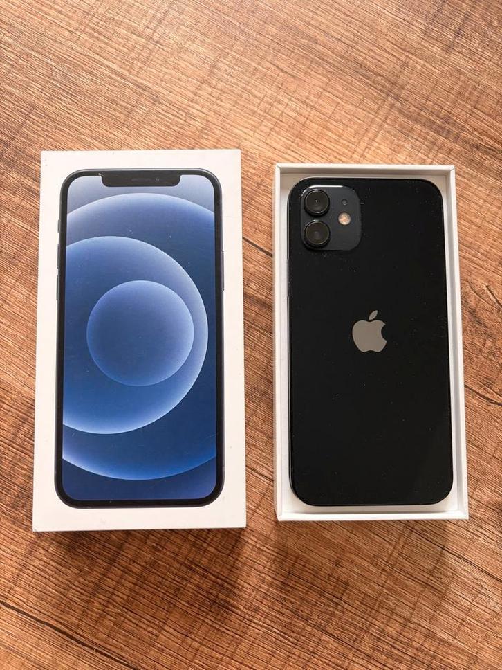 Apple iPhone 12 128GB, Telecommunicatie, Mobiele telefoons | Apple iPhone, 128 GB, iPhone 12, Zwart, Ophalen