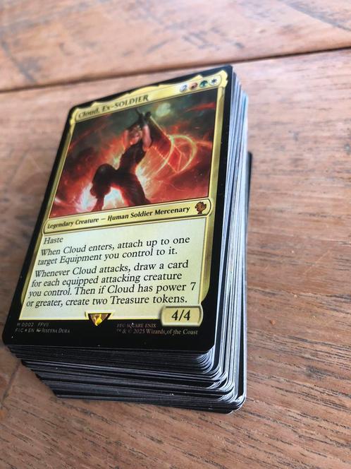 Magic the gathering deck cloud final fantasy, Hobby en Vrije tijd, Verzamelkaartspellen | Magic the Gathering, Zo goed als nieuw