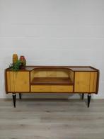 Vintage mid century lowboard | platenspelermeubel, Enlèvement, Comme neuf