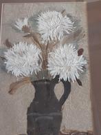 Tableau: réalisation en plumes, Enlèvement