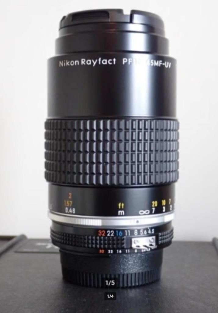 Nikon Rayfact UV 105mm 4.5 PF10545MF- UV Nikkor, Audio, Tv en Foto, Foto | Lenzen en Objectieven, Nieuw, Overige typen, Ophalen of Verzenden