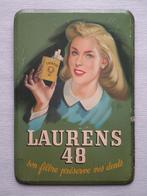 Mooi reclamebord sigaretten Laurens 48, Verzamelen, Merken en Reclamevoorwerpen, Ophalen of Verzenden, Gebruikt, Reclamebord