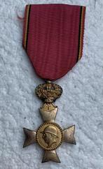 Medaille, Veteranen Koning Albert 1909-34, WOI Franse versie, Verzamelen, Ophalen of Verzenden, Landmacht, Lintje, Medaille of Wings