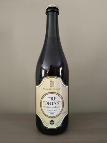 Italiaans Trappistenbier Tre Fontane Tripel 75cl, Enlèvement ou Envoi, Comme neuf, Bouteille(s), Autres marques