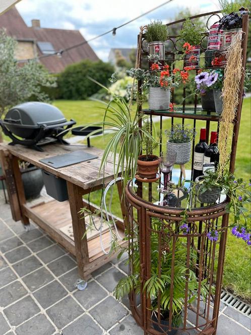 Bar/bar/étagère à plantes/casier à vin en plein air, Maison & Meubles, Accessoires pour la Maison | Porte-bouteilles, Utilisé