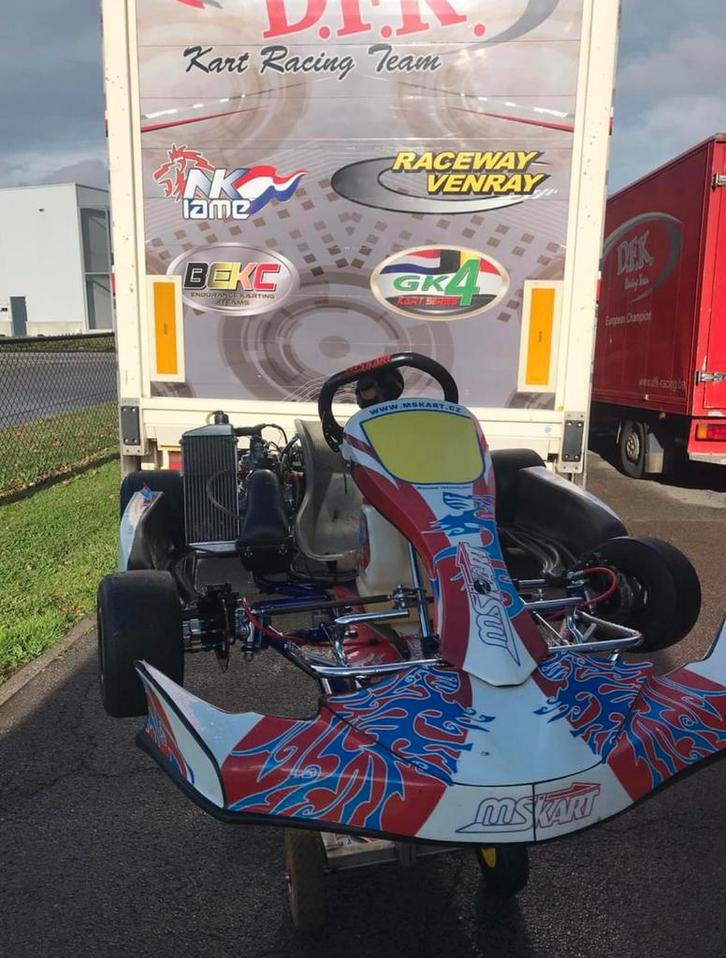 MS Kart - PERFECTE STAAT - Rotax Max Senior 125cc, Sport en Fitness, Karting, Zo goed als nieuw, Kart, Ophalen