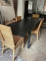 Eettafel en 4 stoelen, Huis en Inrichting, Tafels | Eettafels, Ophalen, Gebruikt