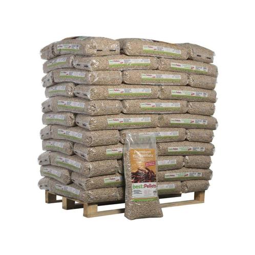 Bestpellets, houtpellets voor uw pelletkachel, pelletketel:, Tuin en Terras, Brandhout, Blokken, Overige houtsoorten, Minder dan 3 m³