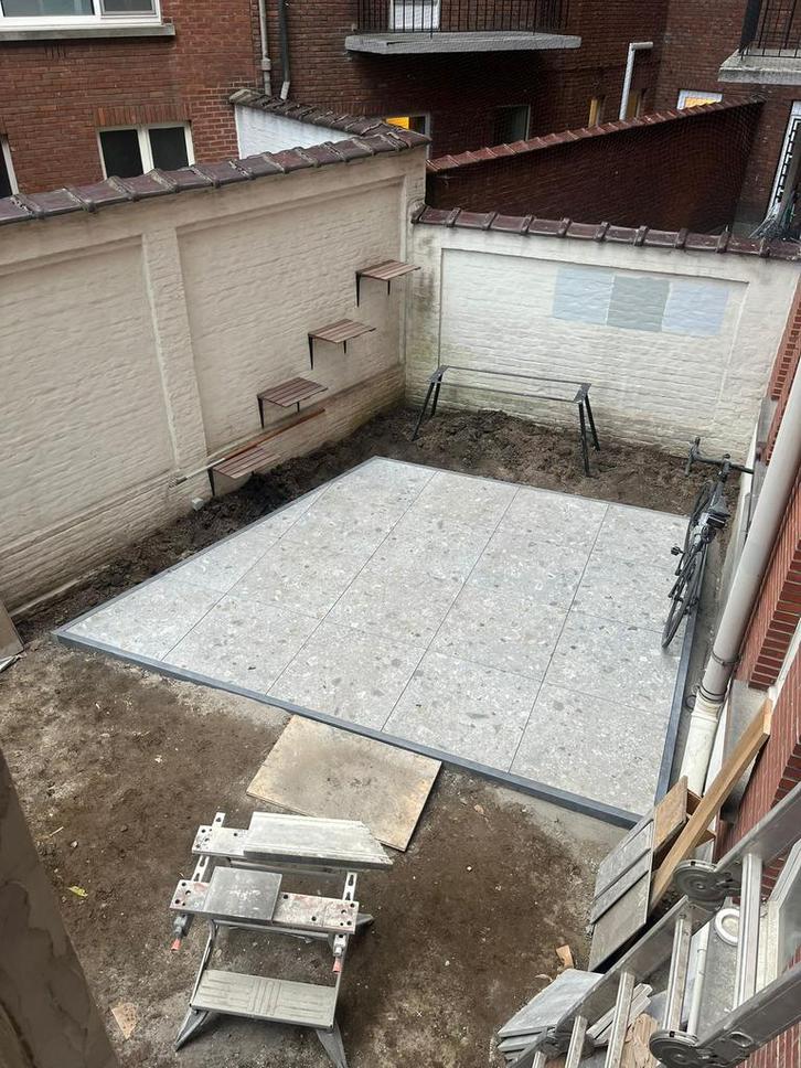 13 terrastegels 80x80x2 Energiker Ceppo Di gre multicolor, Doe-het-zelf en Bouw, Tegels, Nieuw, Ophalen