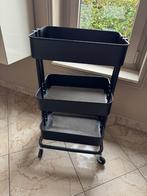 Stalen dressoir met wieltjes, Lirya ideaal voor studentenkot, Ophalen, Zo goed als nieuw