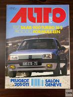 Magazine Autovisie Saab 900 Turbo 16S Peugeot 205 GTI 1984, Ophalen of Verzenden, Gelezen