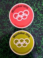 Stickers Olympische spelen Montreal 1976, Sport, Ophalen of Verzenden, Zo goed als nieuw