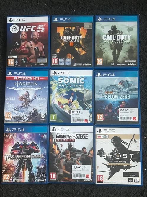 Ps5/ps4/switch/wii games, Games en Spelcomputers, Games | Sony PlayStation 5, Nieuw, Ophalen of Verzenden
