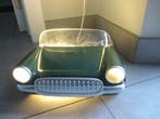 Vintage chevrolet 1953 autolamp nachtlamp jaren 80-90, Enlèvement ou Envoi, Utilisé, Verre, Vintage