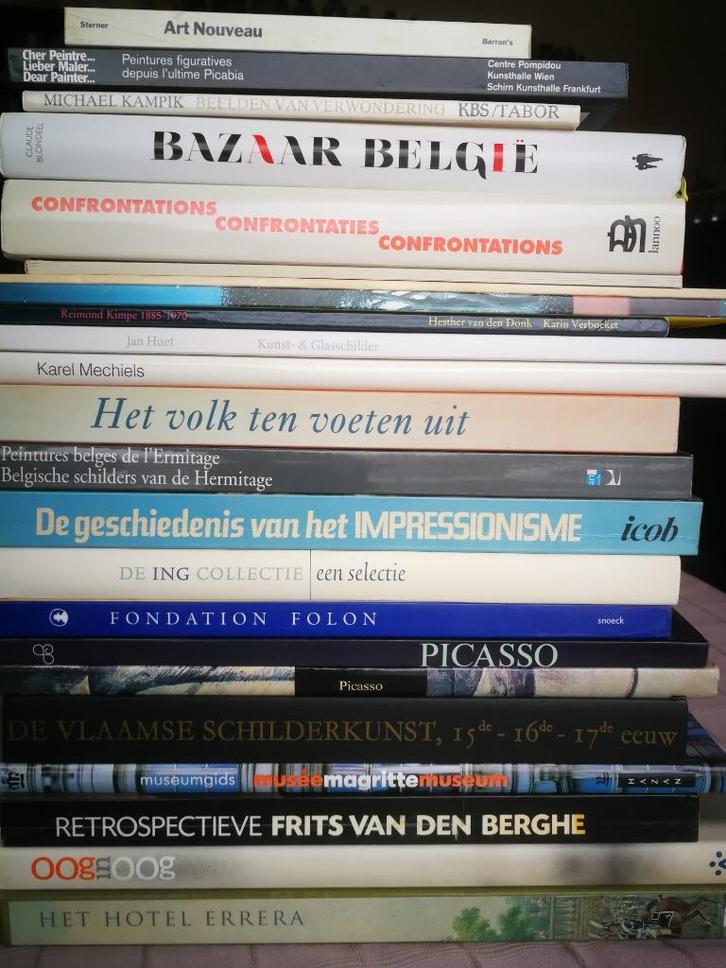 Koopje !  23 kunstboeken, Boeken, Kunst en Cultuur | Beeldend, Gelezen, Ophalen of Verzenden