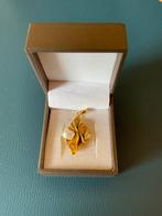 Gouden Kettinghanger 18 K, Bijoux, Sacs & Beauté, Pendentifs, Comme neuf, Or, Avec perle, Enlèvement
