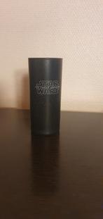 Recht zwart fundrinkglas. Starwars. Collection item., Ophalen of Verzenden, Nieuw, Frisdrankglas