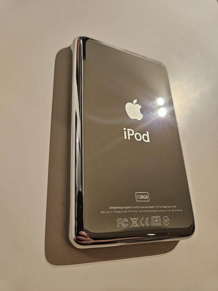 iPod Classic 128 GB SSD, Audio, Tv en Foto, Mp3-spelers | Apple iPod, Refurbished, Classic, 40 GB en meer, Zilver, Ophalen of Verzenden
