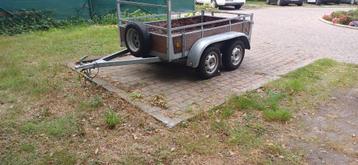 Aanhangwagen dubbelas 750 kg, Enlèvement ou Envoi