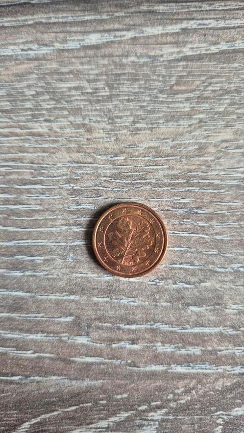 1 cent Duitsland Rolf Lederbogen 2002, Postzegels en Munten, Munten | Europa | Euromunten, 1 cent, Duitsland, Ophalen of Verzenden