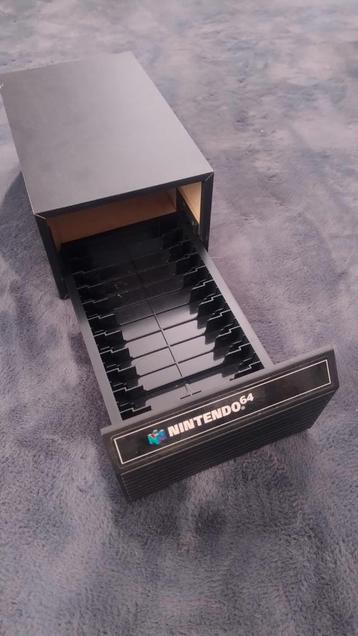 Nintendo 64 opbergschuif voor 12 games, Enlèvement ou Envoi, Comme neuf