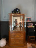 Vaisselier/Vitrine Art Deco, Maison & Meubles, Armoires | Vitrines, Chêne, Avec porte(s), Enlèvement, Utilisé