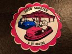 Grote sticker kermis attractie Auto skooter botsauto's, Verzamelen, Ophalen of Verzenden, Zo goed als nieuw, Bedrijf of Vereniging