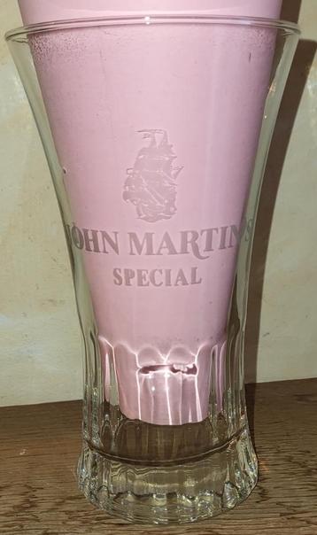 JOHN MARTIN'S SPECIAL verre à bière gravé à l'acide 33 cl 