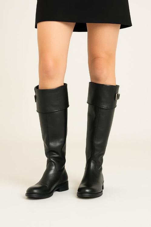 leren laarzen van Prialpas Gomma, maat 37., Kleding | Dames, Schoenen, Zo goed als nieuw, Hoge laarzen, Zwart, Ophalen of Verzenden