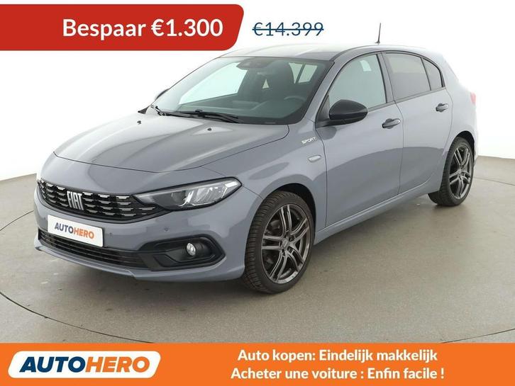 Fiat Tipo 1.0 City Sport (bj 2021), Auto's, Fiat, Te koop, Tipo, ABS, Achteruitrijcamera, Airbags, Airconditioning, Android Auto