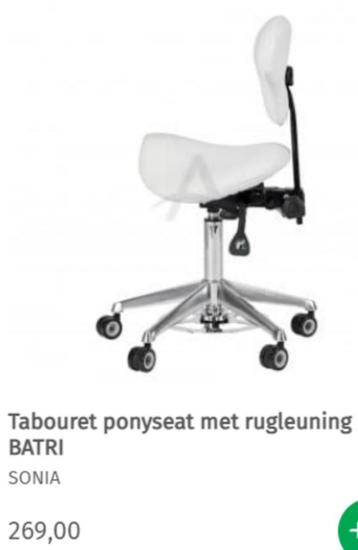TABOURET PONYSEAT WELLNESS beschikbaar voor biedingen
