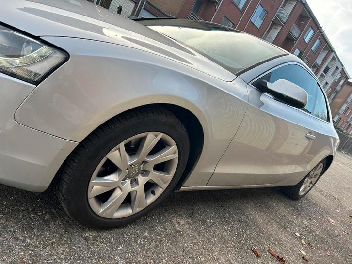 Audi A5 coupé, Auto's, Audi, Particulier, A5, Diesel, Euro 5, Coupé, 2 deurs, Handgeschakeld, Zilver of Grijs, Zwart, Leder, Ophalen
