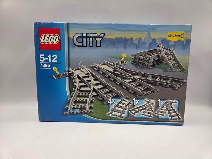 Lego City 7895 Switching Tracks rails, Kinderen en Baby's, Speelgoed | Duplo en Lego, Zo goed als nieuw, Lego, Complete set, Ophalen of Verzenden