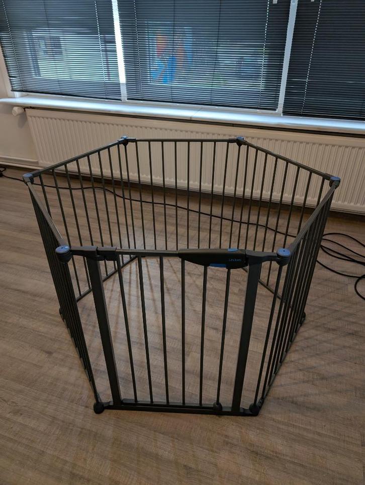 Lindam veiligheidshek, Kinderen en Baby's, Traphekjes, Gebruikt, Overige typen, Metaal of IJzer, 115 cm of meer, Ophalen