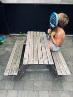 GRATIS Kinderpicknicktafel, Tuin en Terras, Picknicktafels, Gebruikt, Rechthoekig, Hout, Ophalen