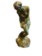 Sculpture en bronze Baigneuse, sortant de l’eau., Antiek en Kunst, Ophalen of Verzenden, Brons