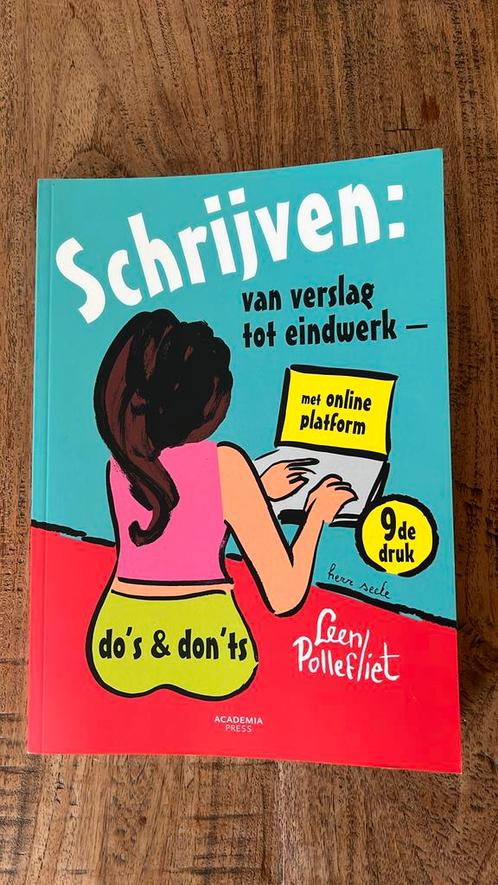 Leen Pollefliet - Schrijven: van verslag tot eindwerk, Livres, Livres Autre, Enlèvement ou Envoi