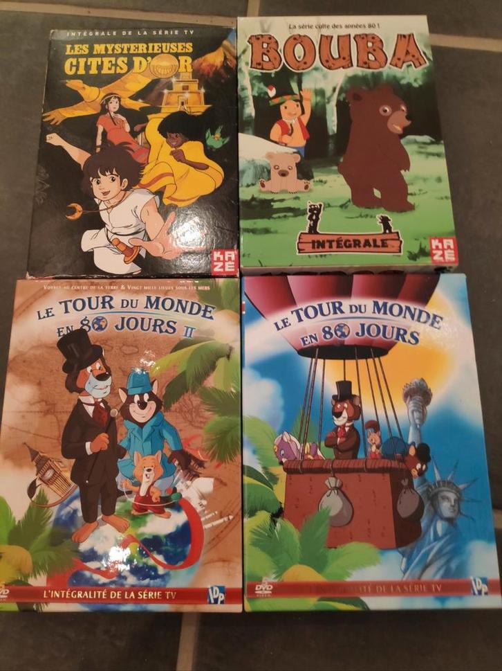 Intégrale cités d'or, Bouba et tour du monde 80 jours, Cd's en Dvd's, Dvd's | Tekenfilms en Animatie, Zo goed als nieuw