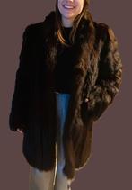 Uniek Kerstgeschenk : Vintage Skunk Bontjas, Ophalen of Verzenden, Gedragen