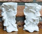 2 bisquit bijeenhorende siervaasjes - Samen verkocht, Ophalen of Verzenden