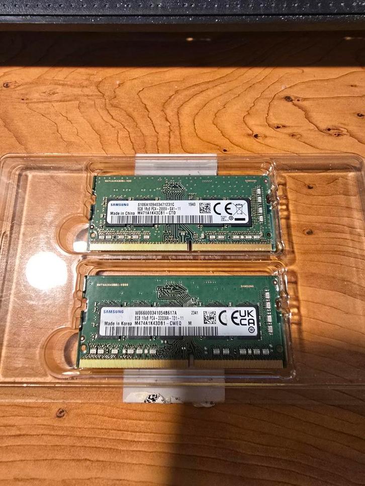 2x8gb dus 16GB SODIMM DDR4 (MIX), Computers en Software, RAM geheugen, Nieuw, Laptop, 16 GB, DDR4, Ophalen of Verzenden