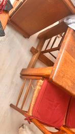 Salle à manger chêne massif, Maison & Meubles, Salles à manger complètes, Enlèvement, Utilisé, Chene claire, 4 à 6 chaises