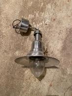 lampe plafonnier INOX brossé parfait état, Huis en Inrichting, Gebruikt, Metaal, Ophalen