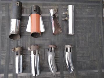 Oldtimer uitlaat sierstukken verschillende diameters beschikbaar voor biedingen