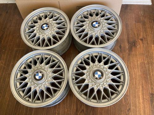 4 x BMW E30 BBS 4x100 15" en 24 originele BBS-velgen complee, Auto-onderdelen, Banden en Velgen, Velg(en), 15 inch, Gebruikt, Ophalen of Verzenden