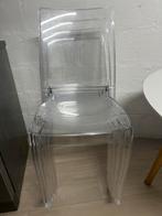 Chaise acrylique (4x), Maison & Meubles, Chaises, Comme neuf, Enlèvement