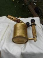Vintage messing Benzolinelamp Antieke benzine brander, Ophalen