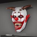 Scary Clown Mask Wall Decor hoogte 152 cm