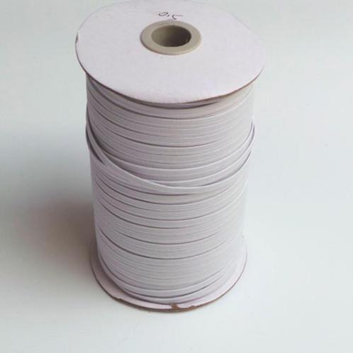 5822) 3m Elastiek Breed 5mm wit / zwart, Hobby en Vrije tijd, Naaien en Fournituren, Nieuw, Lint, Band of Elastiek, Ophalen of Verzenden