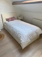 Lit une personne ikea avec matelas, tiroirs, et 3 housses, Ophalen, 90 cm, Eenpersoons, Wit